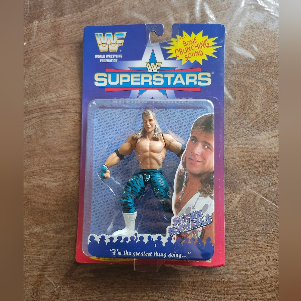 Mattel WWF WWE  Superstars -Shawn Michaels The Heartbreak Kid Action Figure 1996